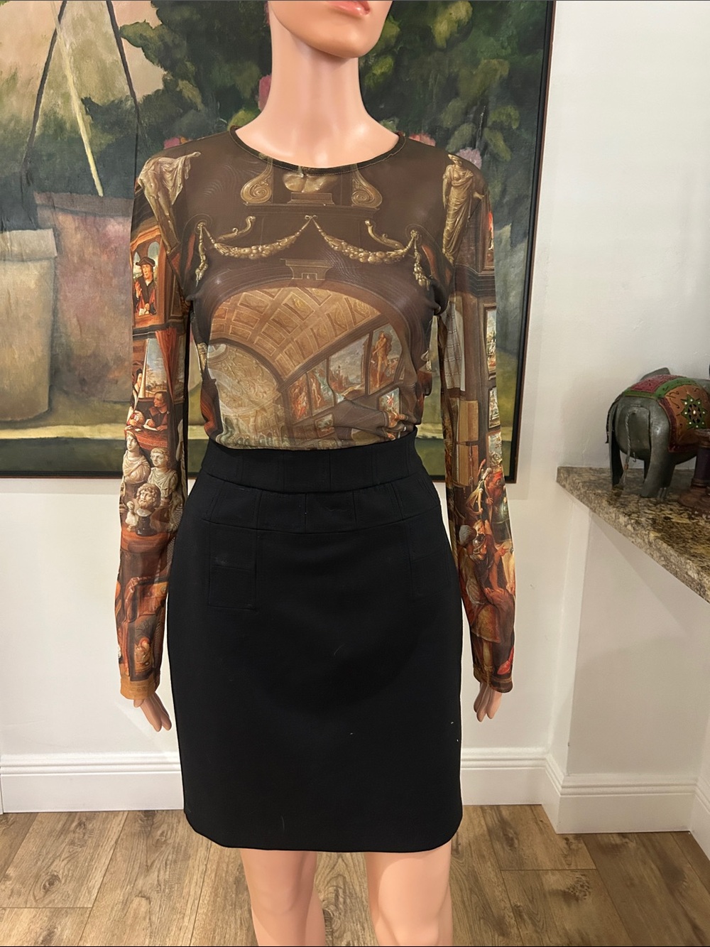 Zara renaissance mesh bodysuit - Picture 3 of 13